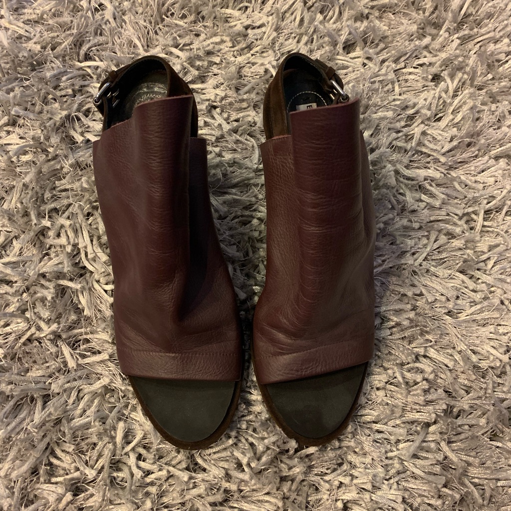 Balenciaga Burgundy Mules Size 39.5